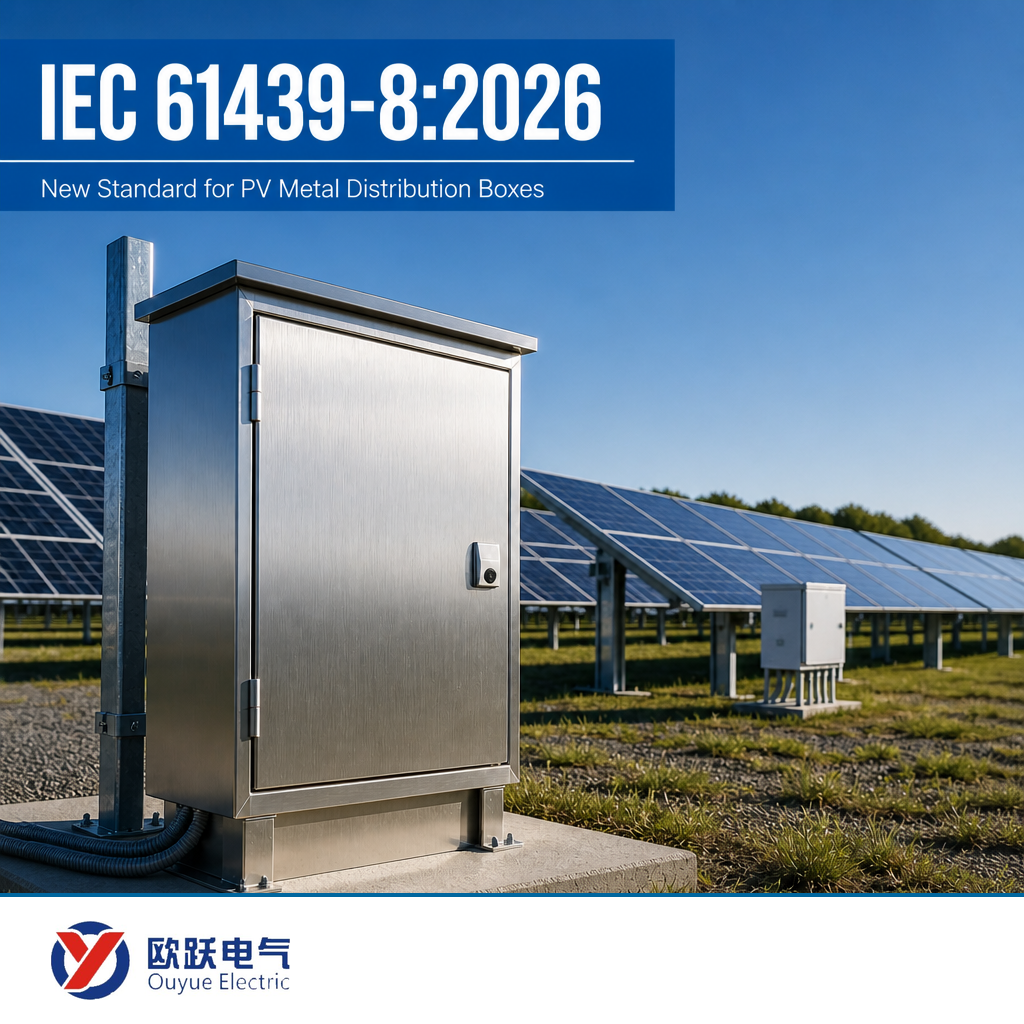 Peraturan IEC 61439-8:2026 Baharu untuk Kotak Pengedaran Logam PV