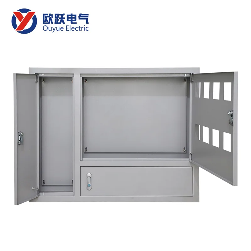 Kotak Meter Elektrik Terbenam Terbenam Besi Dalaman Tersembunyi